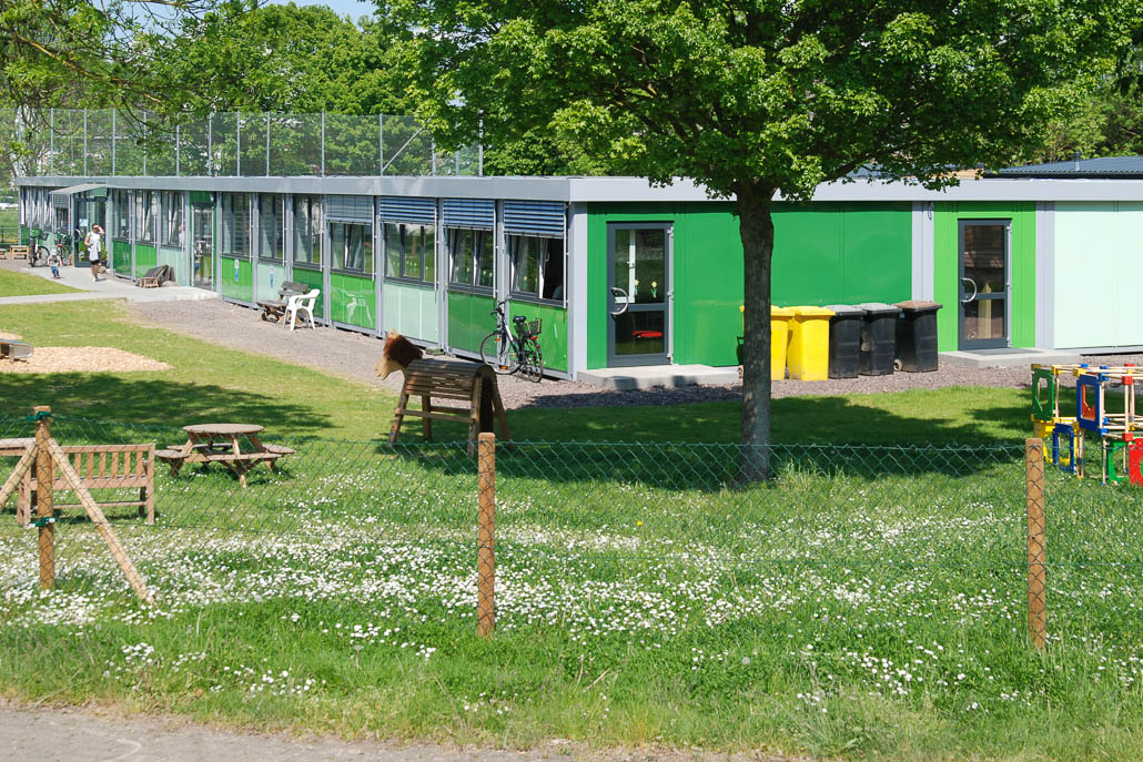 KiTa St. Mauritius in Heimersheim - provisorische Unterbringung in Containern